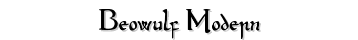 Beowulf Modern font